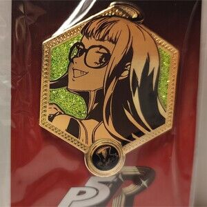 Persona 5 Futaba Sakura Golden Series Enamel Pin Official Collectible Badge